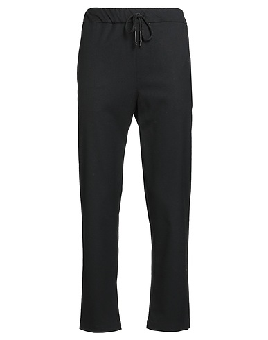ALPHA STUDIO Casual pants Black 68% Polyester, 30% Viscose, 2% Elastane