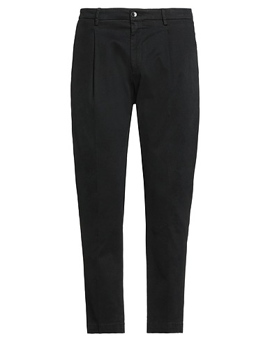 BRIGLIA 1949 Casual trouser Black 69% Modal, 28% Cotton, 3% Elastane