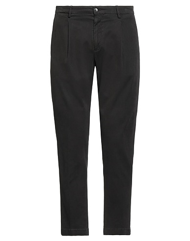 BRIGLIA 1949 Casual trouser Dark brown 69% Modal, 28% Cotton, 3% Elastane