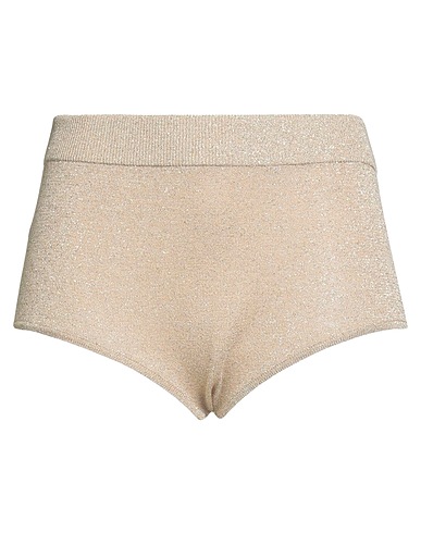 FEDERICA TOSI Shorts & Bermuda Gold 70% Viscose, 15% Polyester, 15% Metallic Polyester