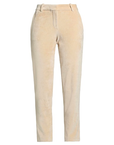 CIRCOLO 1901 Casual pants Beige 80% Cotton, 20% Polyester