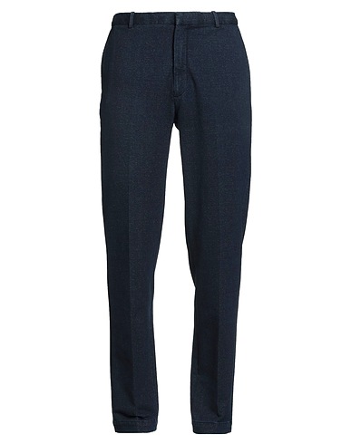 CIRCOLO 1901 Casual trouser Navy blue 95% Cotton, 5% Elastane