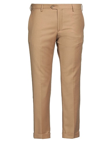 BRIGLIA 1949 Повседневные брюки Верблюжий 99% Натуральная шерсть, 1% Эластан