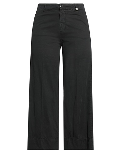 MYTHS Casual trouser Black 69% Cotton, 29% Linen, 2% Elastane