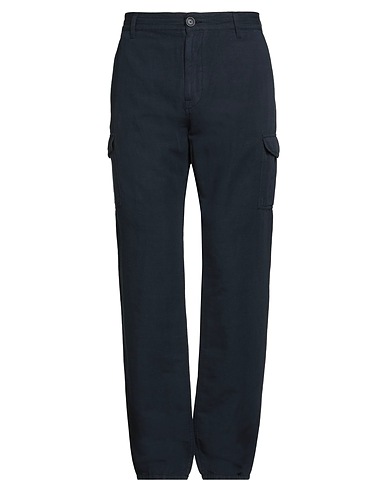 JOHN VARVATOS Casual trouser Midnight blue 55% Cotton, 45% Linen