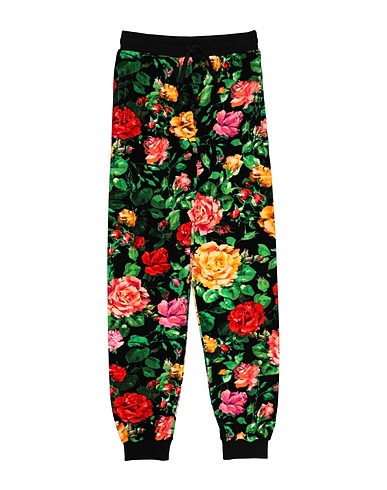 DOLCE&GABBANA Casual trouser Black 80% Cotton, 20% Polyamide, Elastane, Zamak