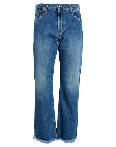 ROŸ ROGER'S Bootcut Jeans Blue 99% Cotton, 1% Elastane