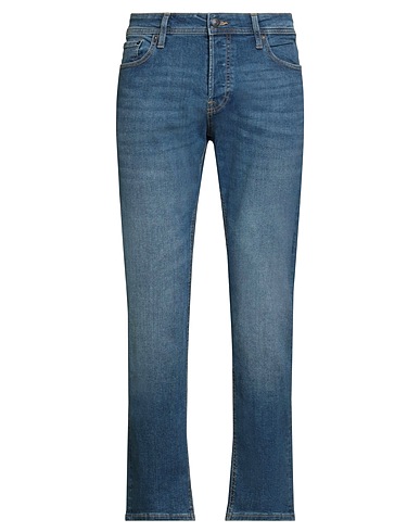 JACK & JONES Denim trousers Blue 71% Cotton, 22% Polyester, 5% Recycled cotton, 2% Elastane