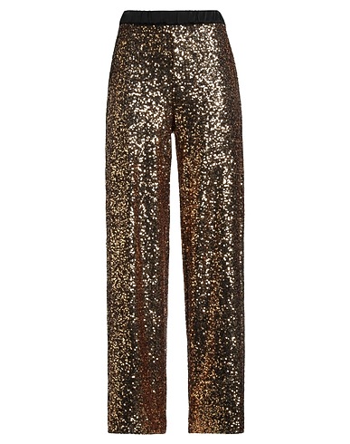 OTTOD'AME Casual pants Gold 100% Polyester