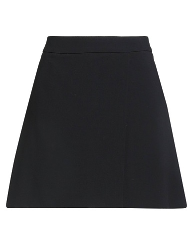 OTTOD'AME Mini skirt Black 63% Polyester, 32% Viscose, 5% Elastane