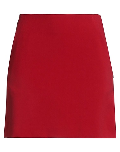 OTTOD'AME Mini skirt Red 63% Polyester, 32% Viscose, 5% Elastane