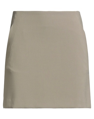 OTTOD'AME Mini skirt Grey 63% Polyester, 32% Viscose, 5% Elastane