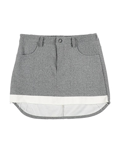 GIRO QUADRO Skirt Grey 70% Polyester, 15% Viscose, 15% Wool