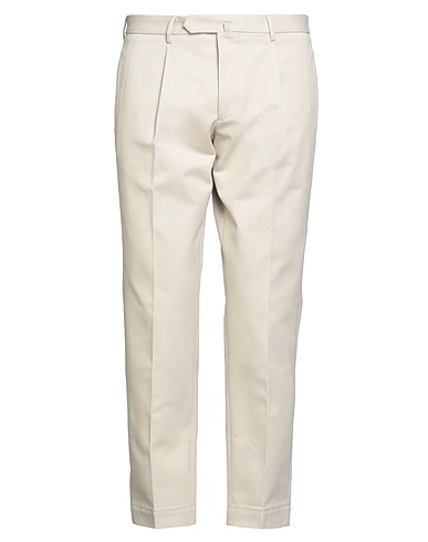 SANTANIELLO Casual trouser Beige 100% Cotton