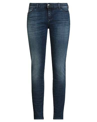 EMPORIO ARMANI Denim pants Blue 98% Cotton, 2% Elastane