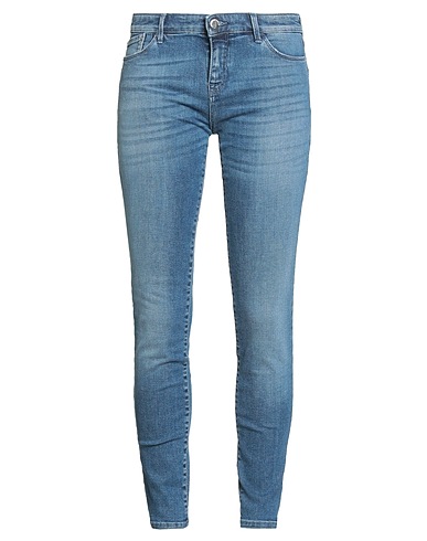 EMPORIO ARMANI Denim trousers Blue 98% Cotton, 2% Elastane