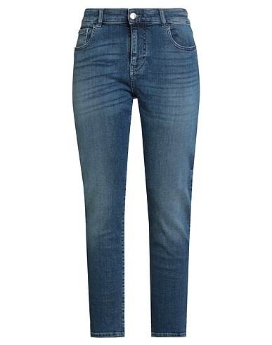 EMPORIO ARMANI Denim trousers Blue 98% Cotton, 2% Elastane