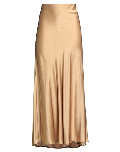 OTTOD'AME Long skirt Sand 100% Viscose