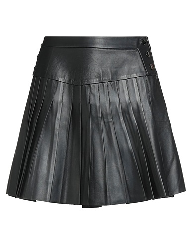 MAJE Minirock Schwarz 100% Schafleder