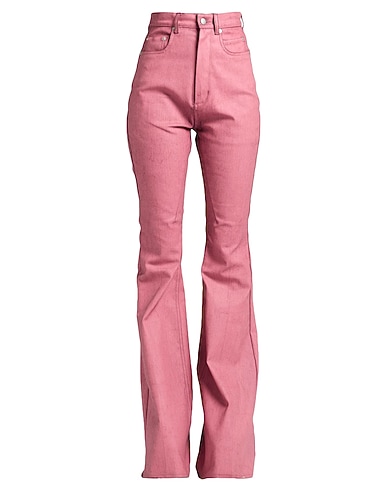 RICK OWENS Bootcut Jeans 91% Cotton, 6% Elastomultiester, 3% Rubber