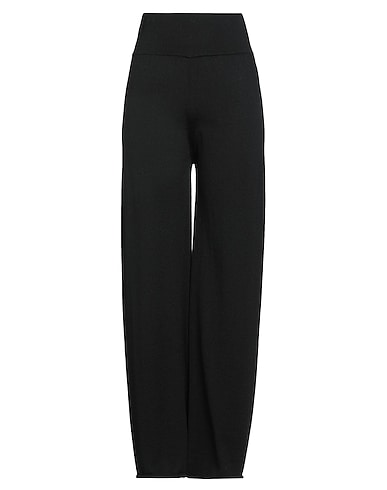 ALPHA STUDIO Casual pants Black 100% Merino Wool