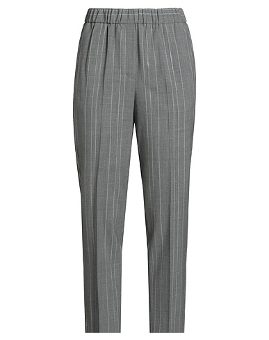 PESERICO Casual trouser Grey 95% Virgin Wool, 4% Elastane, 1% Polyester