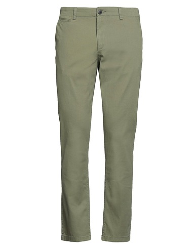 JACK & JONES Casual trouser Military green 98% Cotton, 2% Elastane