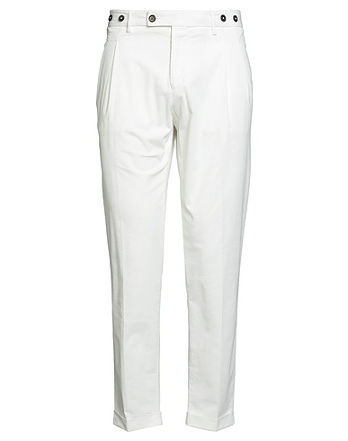 BERWICH Casual trouser White 97% Cotton, 3% Elastane