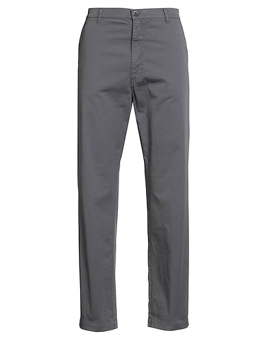 BARENA Casual pants Grey 97% Cotton, 3% Elastane