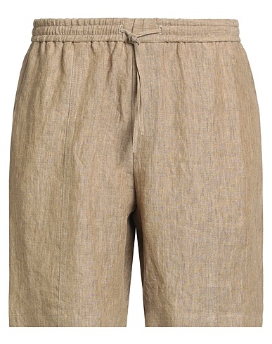 EMPORIO ARMANI Shorts & Bermuda Sand 100% Linen