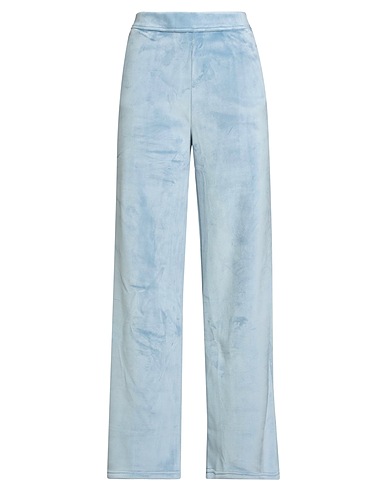 K-WAY Casual trouser Light blue 95% Polyester, 5% Elastane