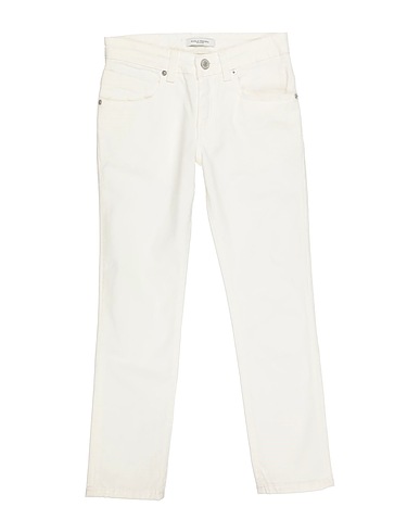 PAOLO PECORA Pantalone Bianco 97% Cotone, 3% Elastan
