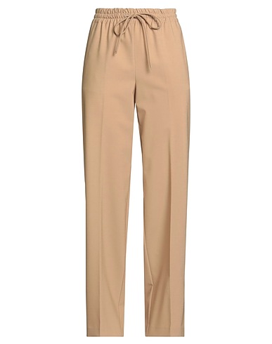 OTTOD'AME Casual pants Camel 53% Polyester, 43% Virgin Wool, 4% Elastane