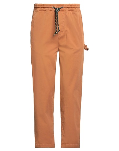 SHOE Pantalone Marrone 97% Cotone, 3% Elastan