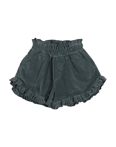 FIORILE Shorts & Bermuda Dark green 94% Cotton, 6% Elastane