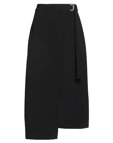 ALPHA STUDIO Gonna midi Nero 91% Poliestere, 9% Elastan