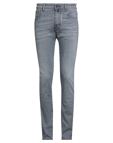 JACOB COHЁN Denim trousers Grey 92% Cotton, 6% Elastomultiester, 2% Elastane, Polyester