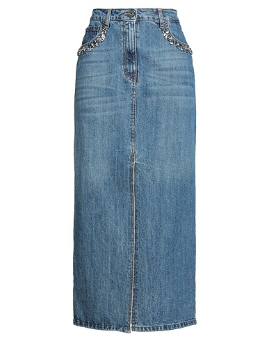 OTTOD'AME Denim skirt WE LOVE DENIM Blue 100% Cotton