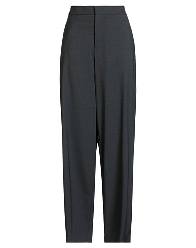 ROBERTO COLLINA Casual pants Charcoal 96% Wool, 4% Elastane