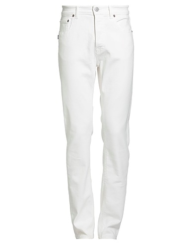 PMDS PREMIUM MOOD DENIM SUPERIOR Denim pants White 98% Cotton, 2% Elastane