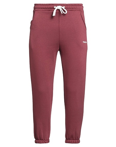 BERNA Casual trouser Burgundy 65% Cotton, 35% Polyester
