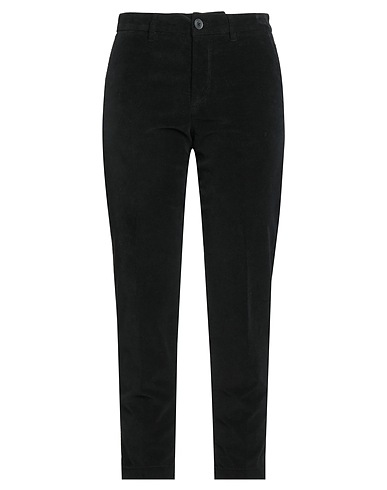 FAY Casual trouser Black 66% Cotton, 33% Lyocell, 1% Elastane