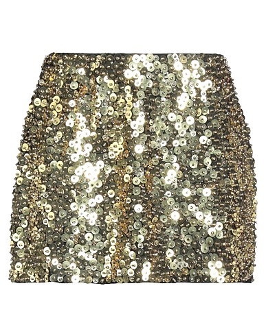 PINKO Mini skirt 100% Polyester, Glass, Brass, Acrylic Resin