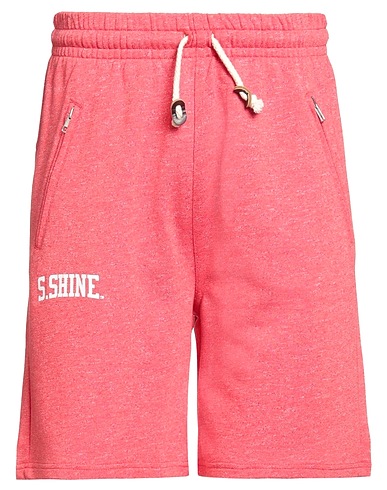 SHOE Shorts & Bermuda Red 65% Cotton, 18% Polyester, 17% Viscose