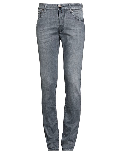 JACOB COHЁN Denim trousers Grey 92% Cotton, 6% Elastomultiester, 2% Elastane