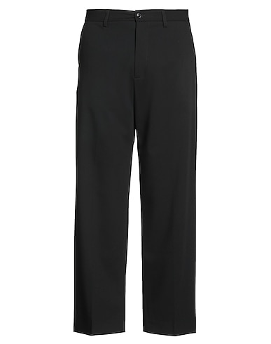 MALIA COUTURE Casual pants Black 52% Polyester, 25% Wool, 18% Viscose, 5% Elastane