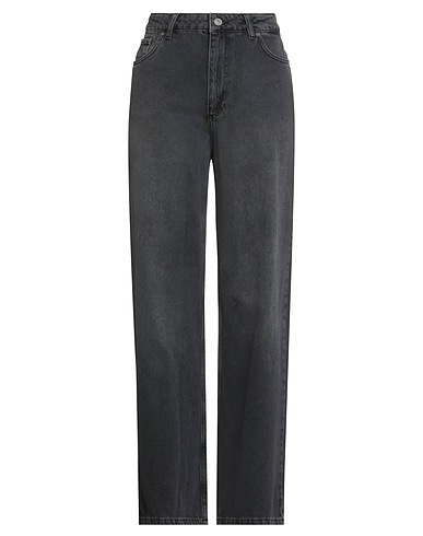 OTTOD'AME Denim trousers WE LOVE DENIM Charcoal 100% Cotton