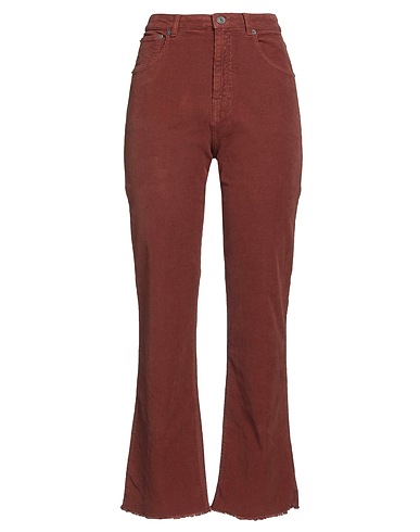OTTOD'AME Pantalon WE LOVE DENIM Chocolat 98% Coton, 2% Élasthanne