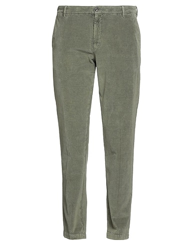 40WEFT Casual trouser Sage green 74% Cotton, 24% Modal, 2% Elastane