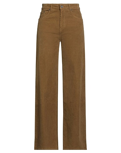 OTTOD'AME Casual trouser Khaki 98% Organic cotton, 2% Elastane